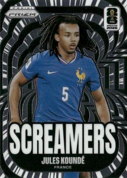 2026 Panini Prizm FIFA World Cup Screamers Jules Koundé #3 France