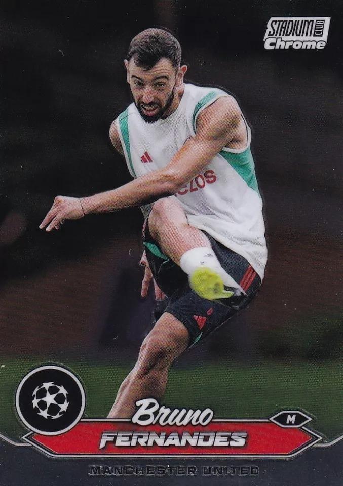 2023 Topps Stadium Club Chrome UCC Bruno Fernandes #63 Manchester United
