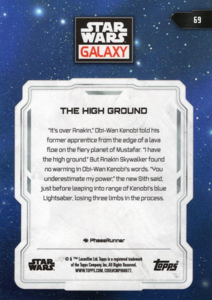 2024 Topps Chrome Star Wars Galaxy The High Ground #69
