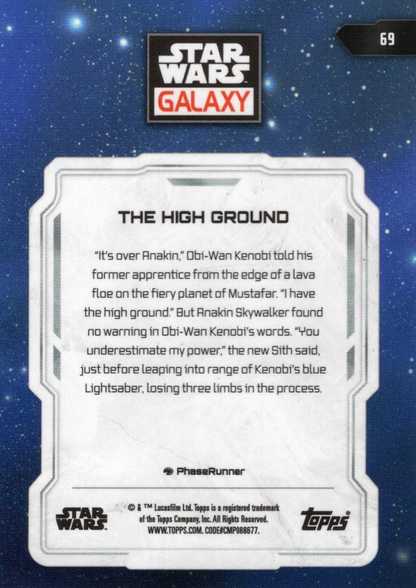 2024 Topps Chrome Star Wars Galaxy The High Ground #69