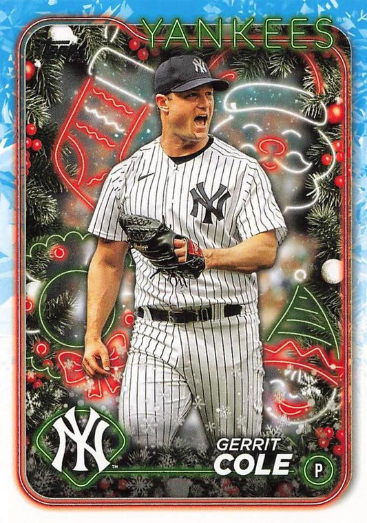 2024 Topps Holiday Gerrit Cole New York Yankees #H12