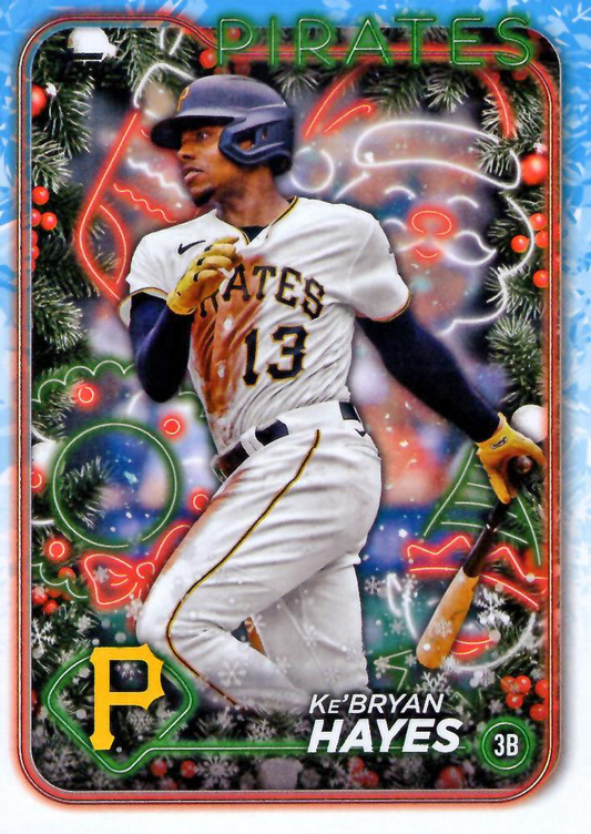 2024 Topps Holiday Ke'Bryan Hayes Pittsburgh Pirates #H167