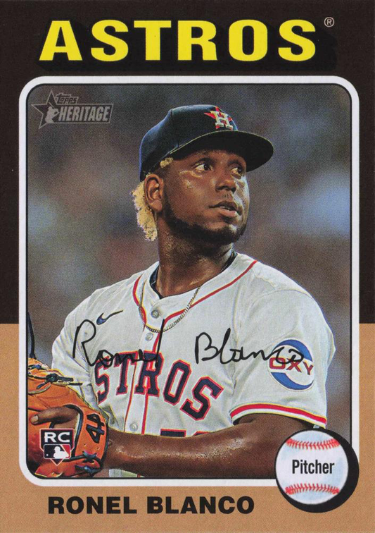 2024 Topps Heritage Ronel Blanco Houston Astros #612