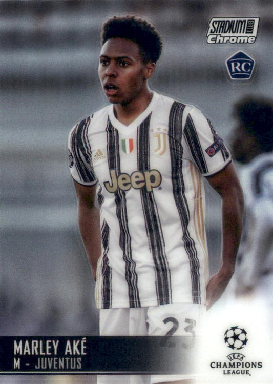 2020 Topps Stadium Club Chrome UCC RC Marley Aké #56 Juventus