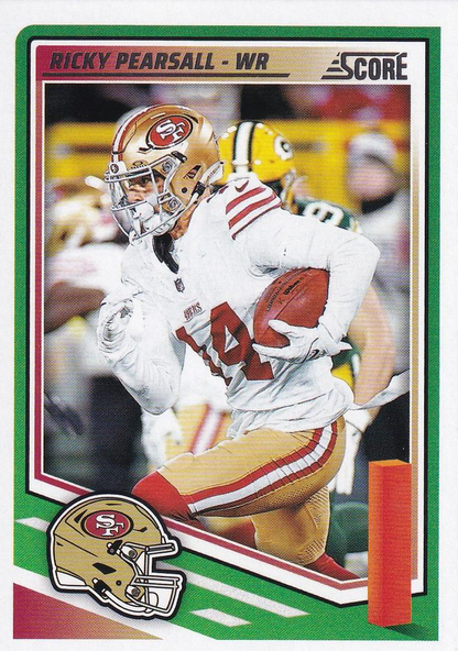 2025 Panini Score Ricky Pearsall #231 San Francisco 49ers