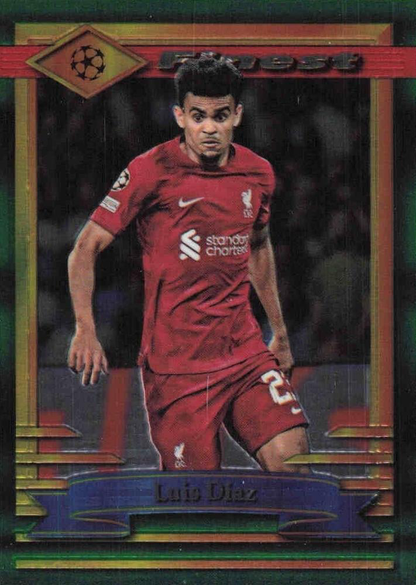 2022 Topps Finest Flashbacks UCC Luis Díaz #58 Liverpool