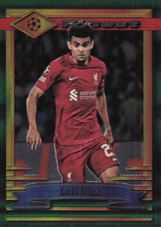 2022 Topps Finest Flashbacks UCC Luis Díaz #58 Liverpool