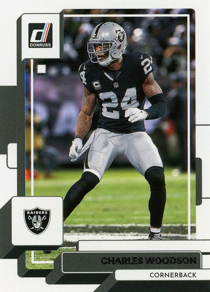 2022 Panini Donruss Charles Woodson #290 Oakland Raiders