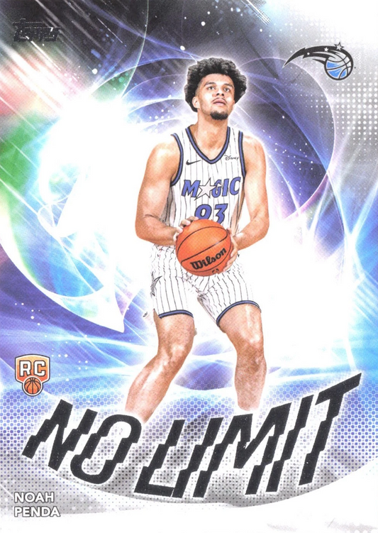 2025 Topps NBA No Limit Noah Penda NL-32 Orlando Magic