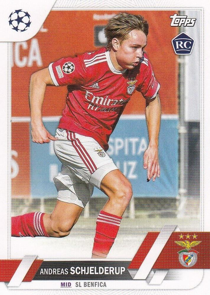 2022 Topps UCC Andreas Schjelderup RC #170 Benfica