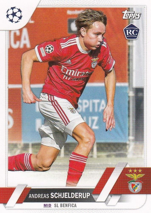 2022 Topps UCC Andreas Schjelderup RC #170 Benfica