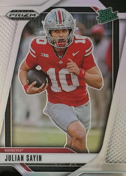 2025 Panini Prizm Draft Picks Julian Sayin #161 Ohio State Buckeyes