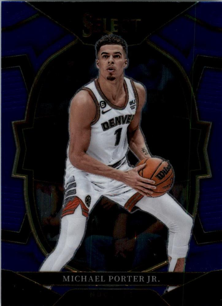 2022 Panini Select Blue Michael Porter Jr. #14 Denver Nuggets