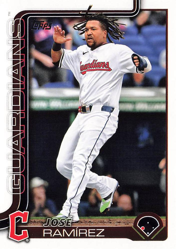 2025 Topps Series 1 José Ramírez Cleveland Guardians #77