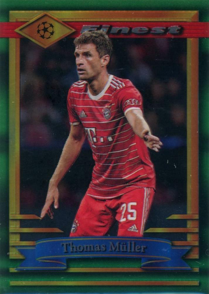 2022 Topps Finest Flashbacks UCC Thomas Müller #33 Bayern Munich