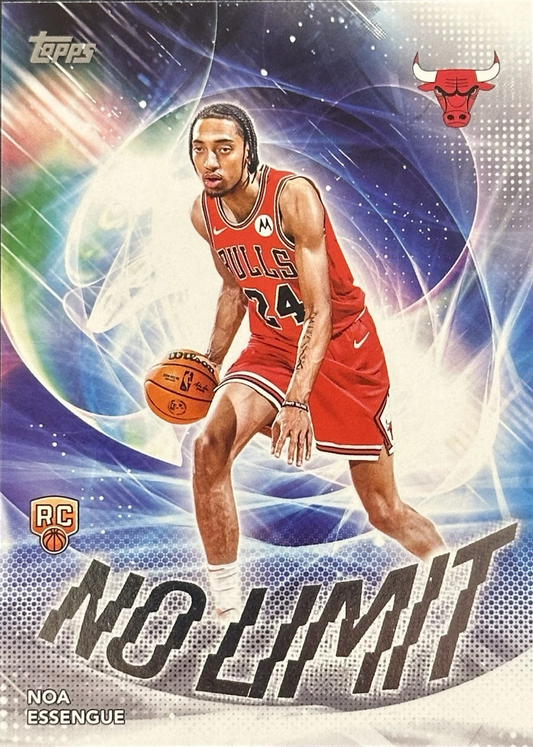 2025 Topps NBA No Limit Rainbow Foilboard Noa Essengue NL-12 Chicago Bulls