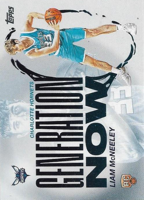 2025 Topps NBA Generation Now Liam McNeeley GN-29 Charlotte Hornets