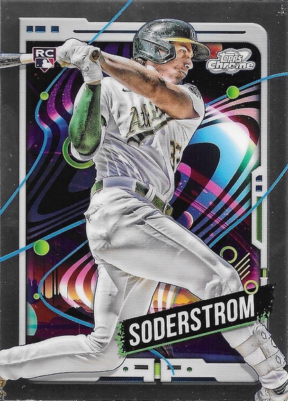 2024 Topps Cosmic Chrome Tyler Soderstrom Oakland Athletics RC #37