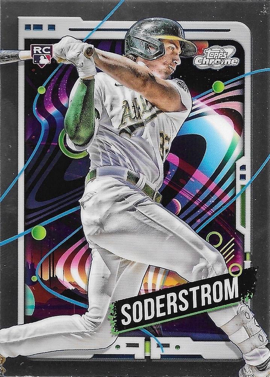 2024 Topps Cosmic Chrome Tyler Soderstrom Oakland Athletics RC #37