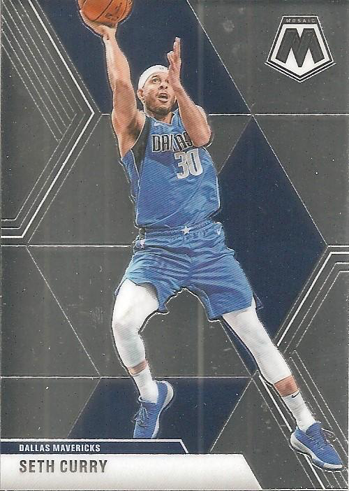 2019 Panini Mosaic Seth Curry #104 Dallas Mavericks