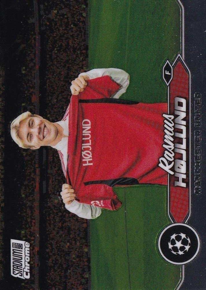2023 Topps Stadium Club Chrome UCC Rasmus Højlund #91 Manchester United