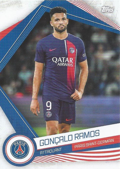 2023 Topps PSG Fan Set Gonçalo Ramos #PSG-19 Paris Saint-Germain