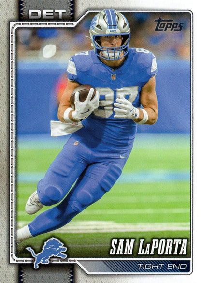 2026 Topps Flagship Sam LaPorta #221 Detroit Lions