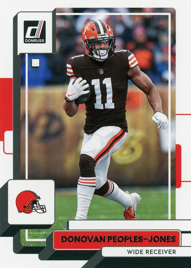 2022 Panini Donruss Donovan Peoples-Jones #207 Cleveland Browns