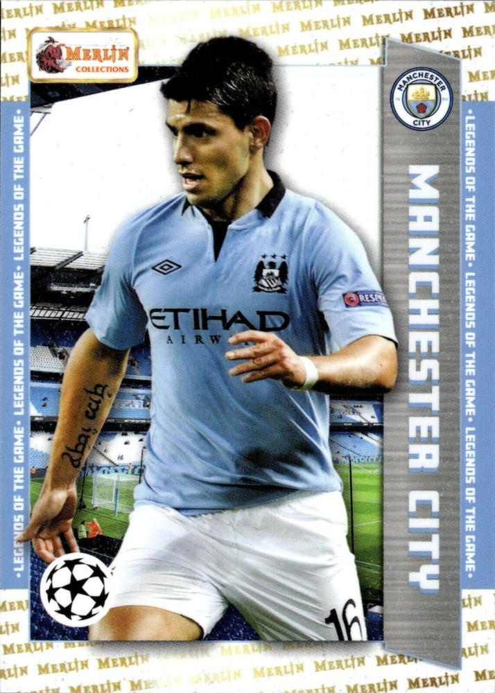 2023 Topps Merlin Heritage UCC Sergio Aguero LGD #121 Manchester City