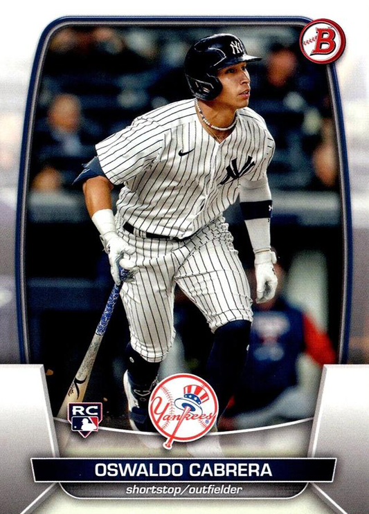 2023 Topps Bowman Oswaldo Cabrera RC New York Yankees #32