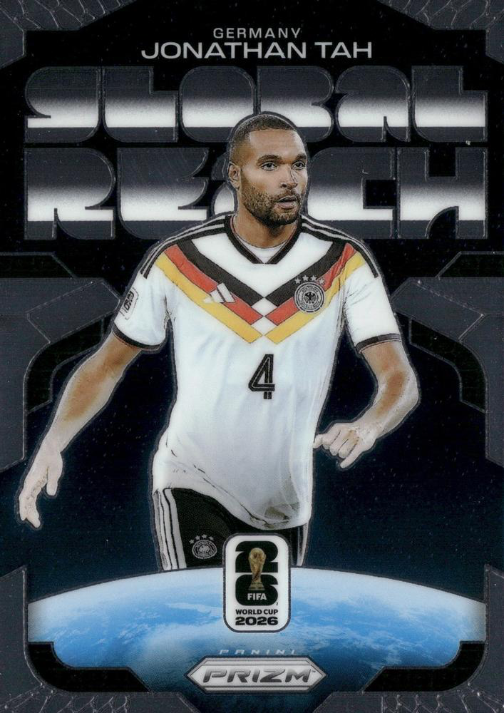 2026 Panini Prizm World Cup Global Reach Jonathan Tah #23 Allemagne