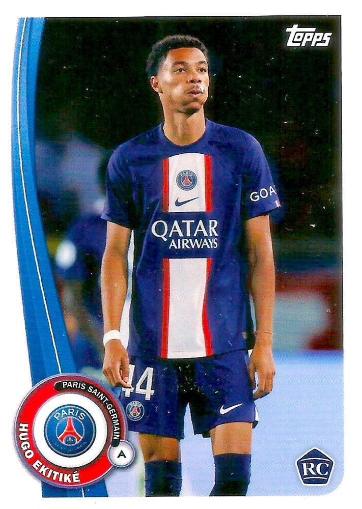2022 Topps PSG Fan Set RC Hugo Ekitiké #PA-6 Paris Saint-Germain