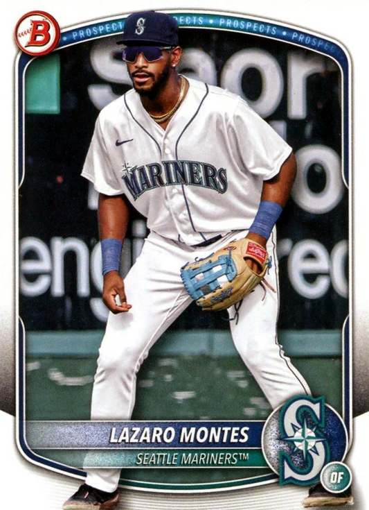 2025 Topps Bowman Prospects Lazaro Montes Seattle Mariners #BP-23
