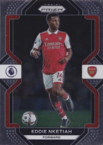 2022 Panini Prizm Premier League Eddie Nketiah #164 Arsenal FC