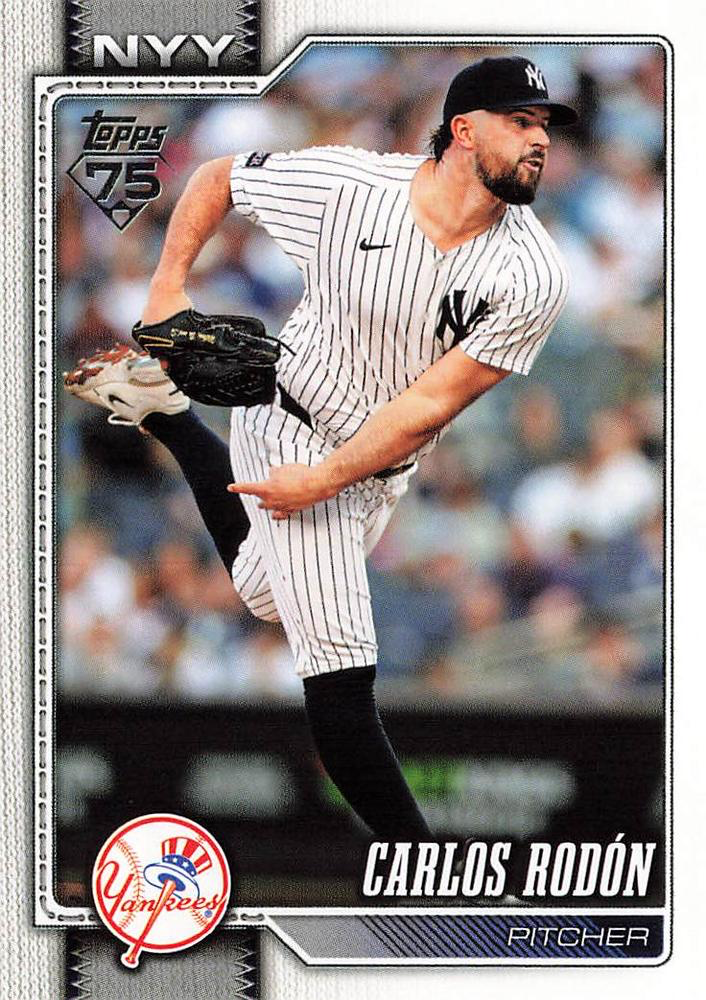 2026 Topps Series 1 Carlos Rodon #82 New York Yankees