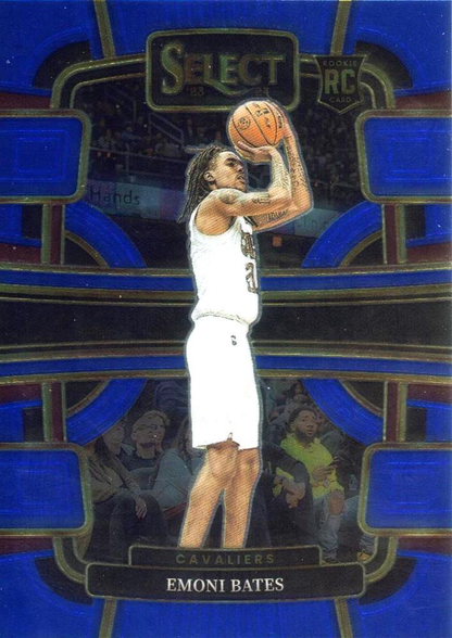 2023 Panini Select NBA Blue Emoni Bates RC #67 Cleveland Cavaliers