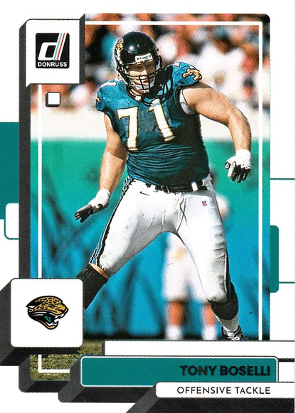 2022 Panini Donruss Tony Boselli #65 Jacksonville Jaguars