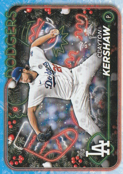 2024 Topps Holiday Clayton Kershaw Los Angeles Dodgers #H92