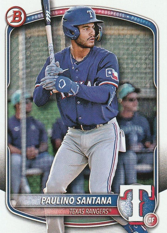 2025 Topps Bowman Prospects Paulino Santana Texas Rangers #BP-72
