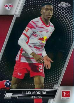 2021 Topps Chrome Bundesliga Ilaix Moriba RC #64 RB Leipzig