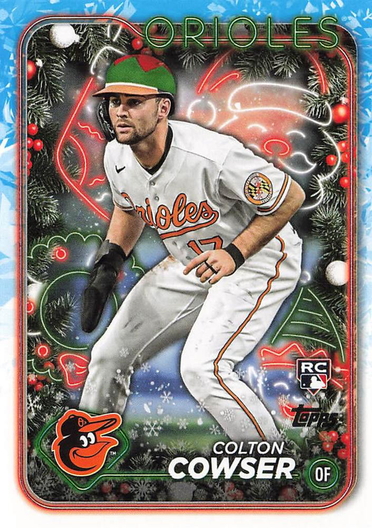 2024 Topps Holiday Colton Cowser SP VAR Elf Hat #H170b
