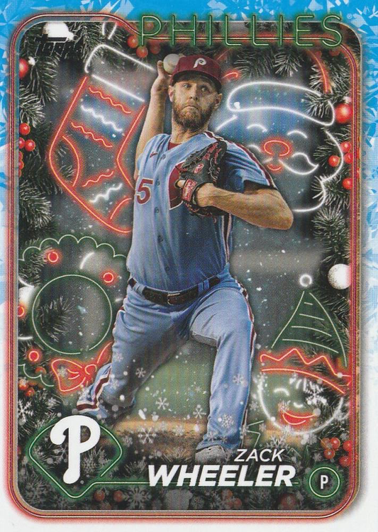 2024 Topps Holiday Zack Wheeler Philadelphia Phillies #H6