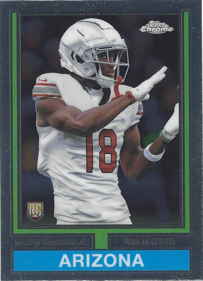 2024 Topps Chrome 1974 Topps Football Marvin Harrison Jr. #74TF-5 Arizona Cardinals