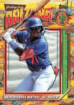 2024 Topps Pro Debut Complex League Rising Stars Mairoshendrick Martinus #CLRS-14 ACL Dodgers