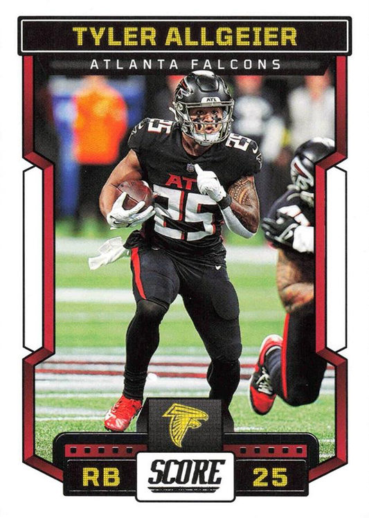 2023 Panini Score Football Tyler Allgeier Atlanta Falcons #38