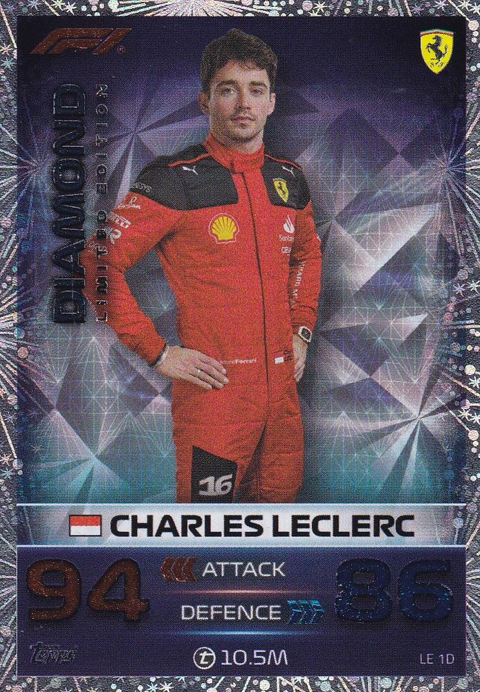 2023 Topps Turbo Attax F1 Charles Leclerc #LE 1D Scuderia Ferrari