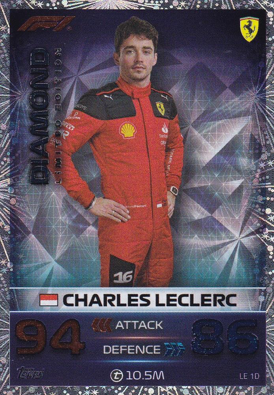 2023 Topps Turbo Attax F1 Charles Leclerc #LE 1D Scuderia Ferrari