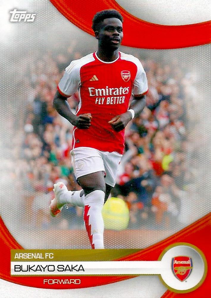 2023 Topps Arsenal Team Set Bukayo Saka #21 Arsenal FC
