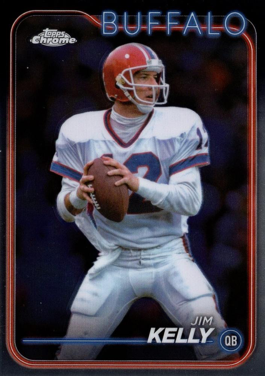 2024 Topps Chrome Football Jim Kelly #7 Buffalo Bills