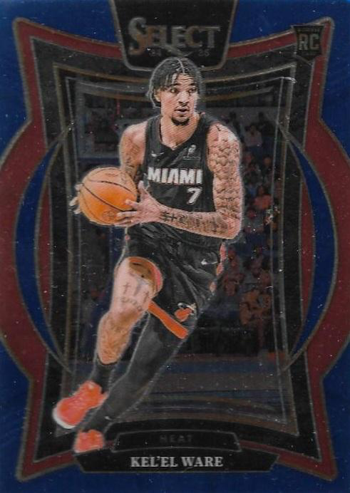 2024 Panini Select Kel'el Ware RC Blue #66 Miami Heat